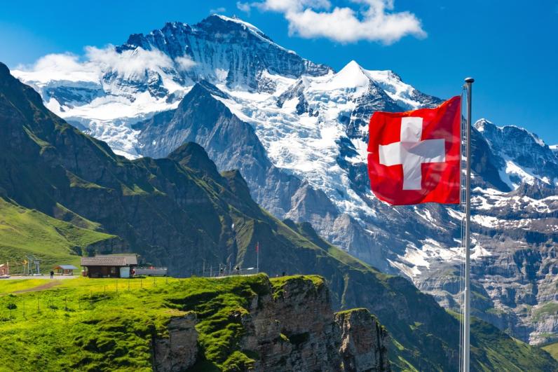 Zwitserland: gids van nationale talen
